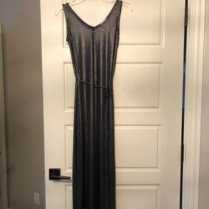 Long Metallic Dress